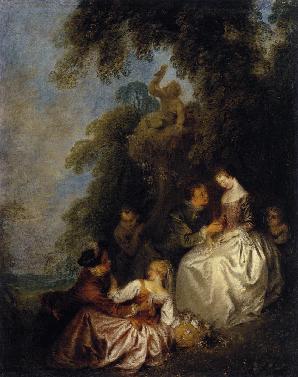 Conversazione galante - Louvre Museum